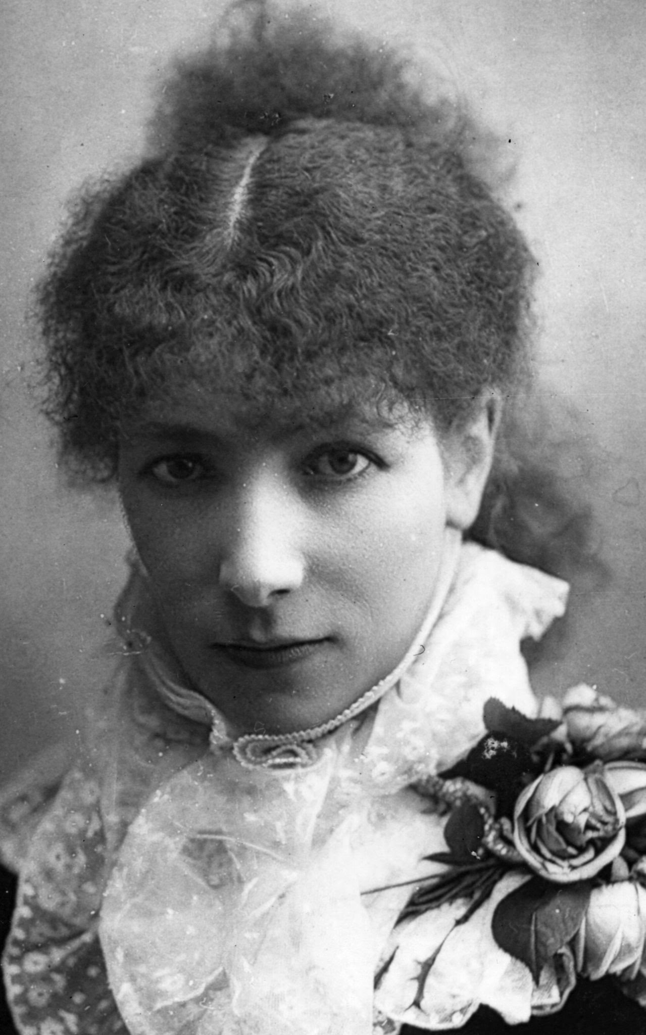 Photo de Sarah Bernhardt présentée lors d'un conférence sur le spectacle vivant au XIXe par Catherine Authier